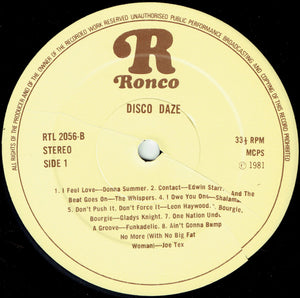 Disco Daze (16 Giant Disco Hits) - Vinyl