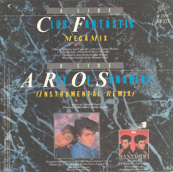 Wham! – Club Fantastic Megamix - Vinyl