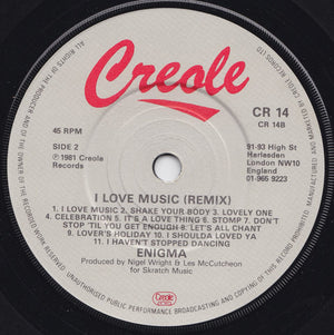 Enigma (2) – I Love Music - Vinyl