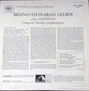 Schumann* - Bruno Leonardo Gelber – Gelber Plays Schumann: Carnaval & Etudes Symphoniques - Vinyl