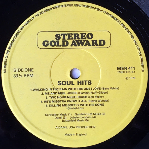 Soul Hits - Vinyl