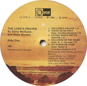 The Lord's Prayer - Teach Us To Pray – Vinyl