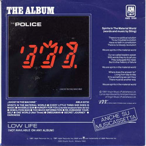 The Police – Spirits In The Material World – Vinyl Lp "7 Seven inch record