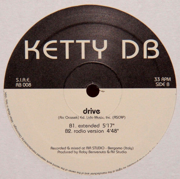 Ketty DB – Drive – Vinyl