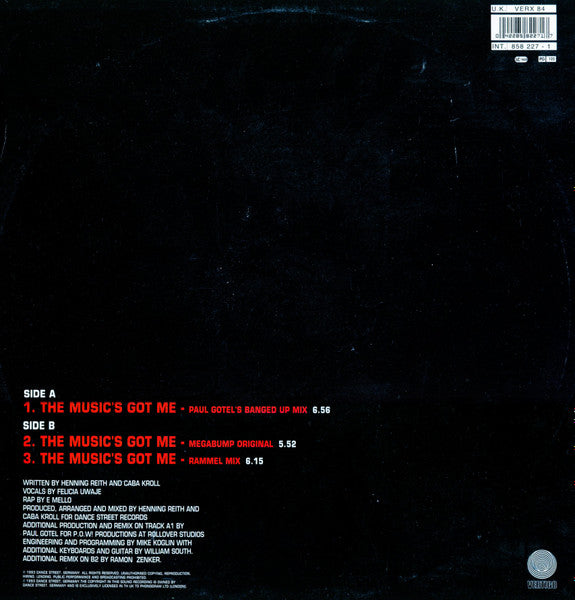 Bass Bumpers – The Music's Got Me - Vinyl