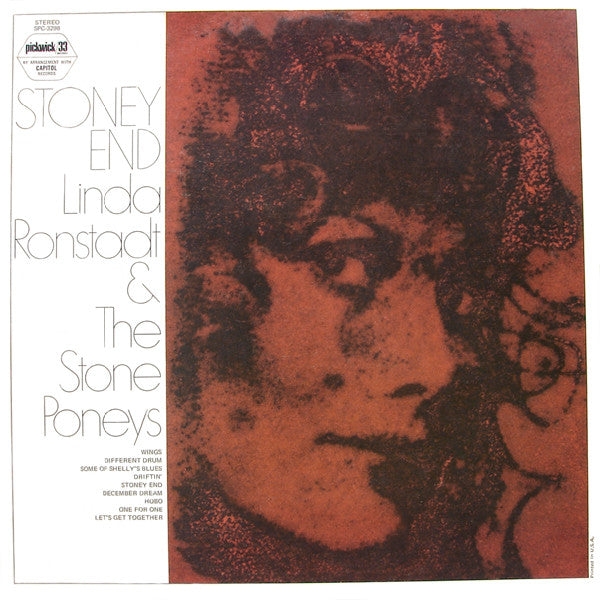 Linda Ronstadt & The Stone Poneys – Stoney End - Vinyl