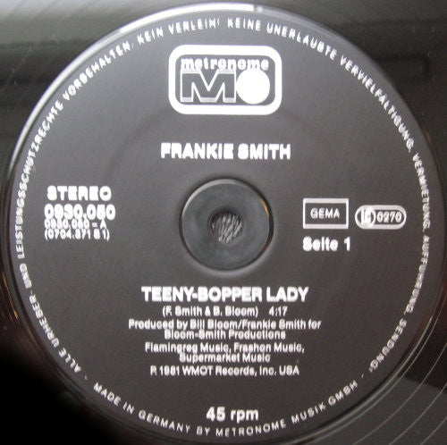 Frankie Smith – Teeny-Bopper Lady - Vinyl