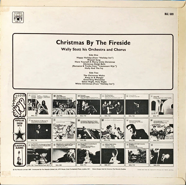 Wally Stott, His Orchestra And Chorus* ‎– Christmas By The Fireside - Vinyl