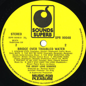 Geoff Love & His Orchestra With The Geoff Love Singers – Bridge Over Troubled Water - Vinyl