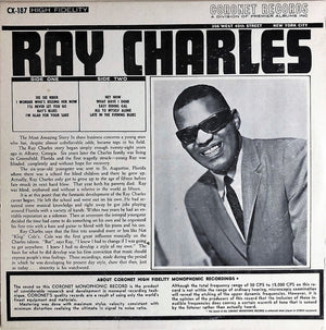 Ray Charles – The Sensational Ray Charles - Vinyl