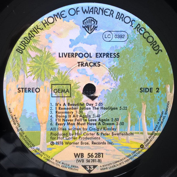 Liverpool Express – Tracks – Vinyl