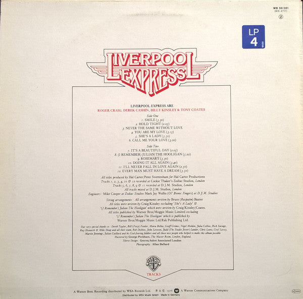 Liverpool Express – Tracks – Vinyl