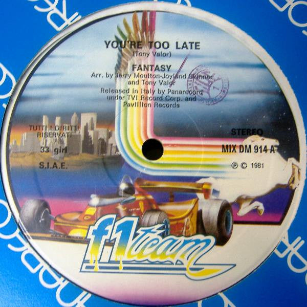 Fantasy (2) – You're Too Late - Vinyl