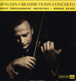Brahms*, Menuhin*, Berlin Philharmonic Orchestra* - Rudolf Kempe – Violin Concerto – Vinyl
