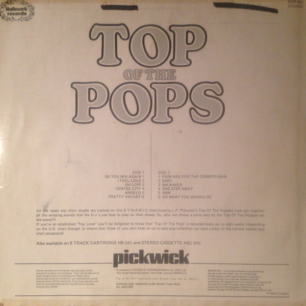 The Top Of The Poppers ‎– Top Of The Pops Vol. 60 – Vinyl