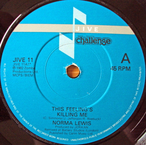 Norma Lewis / Atmosfear – This Feeling's Killing Me / Magic Bullet - Vinyl