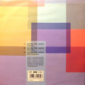 No Rest – Pump This Party - Vinyl