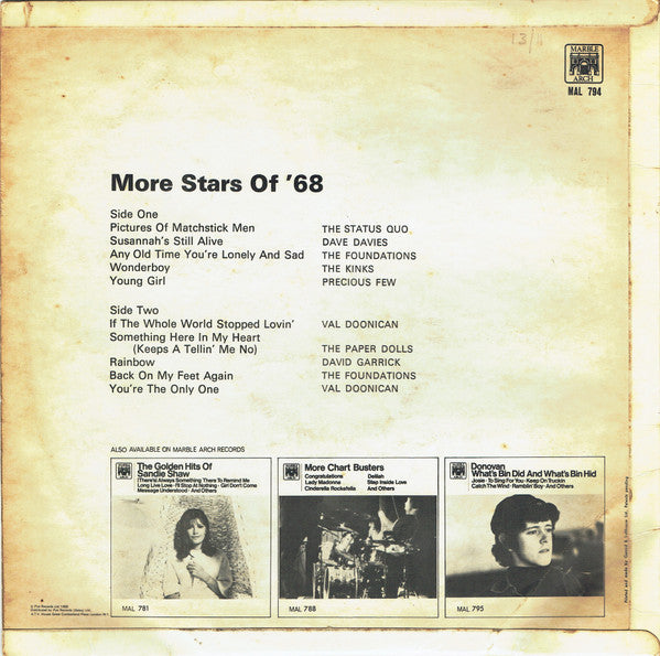 More Stars Of '68 - Vinyl