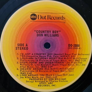 Don Williams (2) – Country Boy – Vinyl