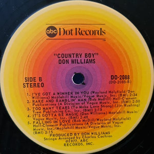 Don Williams (2) – Country Boy – Vinyl