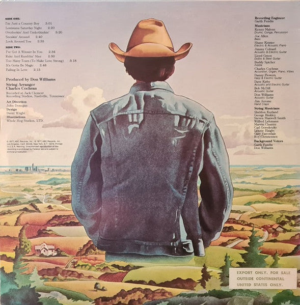 Don Williams (2) – Country Boy – Vinyl
