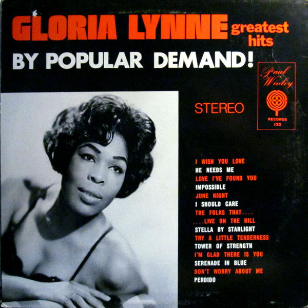 Gloria Lynne – Greatest Hits By Popular Demand ! – Vinyl
