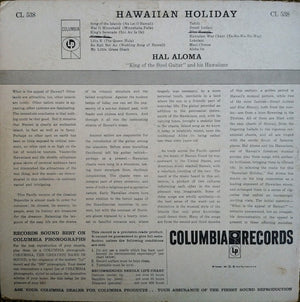 Hal Aloma ("King Of The Steel Guitar") And His Hawaiians* – Hawaiian Holiday – Vinyl
