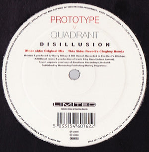Prototype (4) v Quadrant (3) – Disillusion - Vinyl