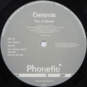Ceramix – Can U Dance - Vinyl