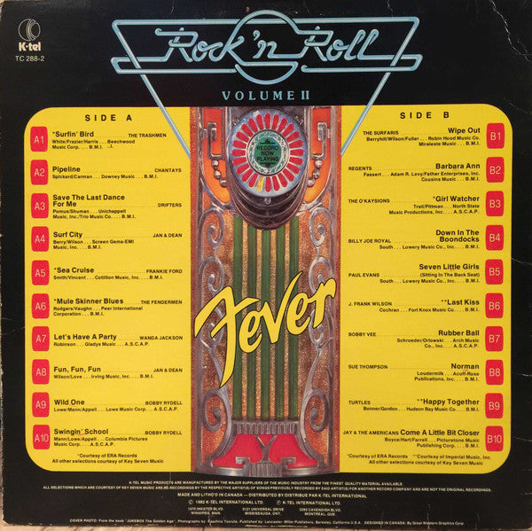 Various – Rock 'n Roll Fever Volume II - Vinyl