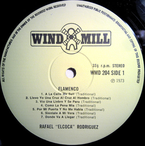 Flamenco - Rafael 'El Coca' Rodriguez - Vinyl