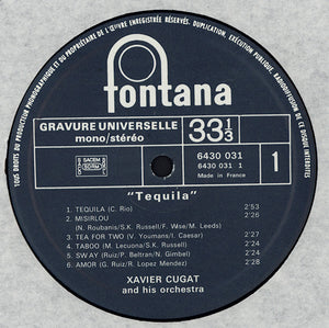 Xavier Cugat And His Orchestra – Tequila - Vinyl