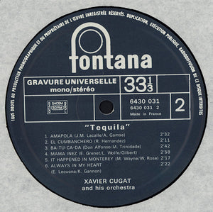 Xavier Cugat And His Orchestra – Tequila - Vinyl