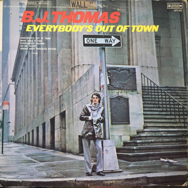 B.J. Thomas – Everybody's Out Of Town – Vinyl