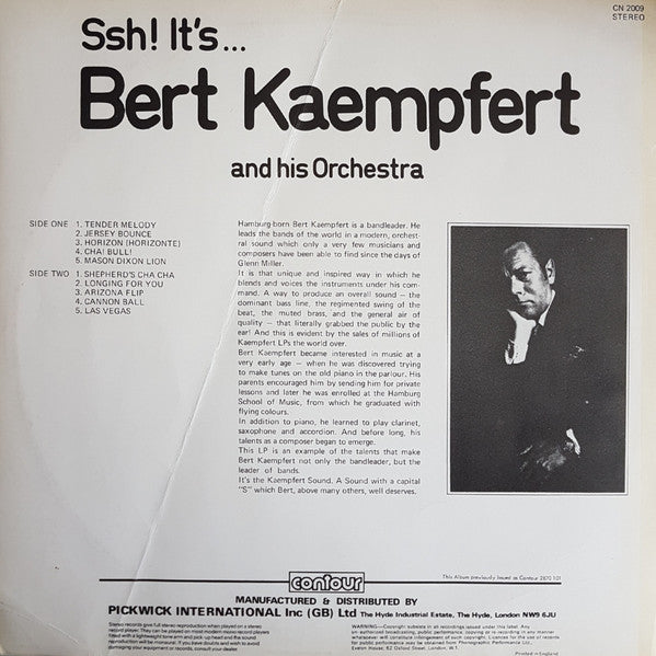 Bert Kaempfert And His Orchestra* – Ssh! It's... Bert Kaempfert And His Orchestra – Vinyl
