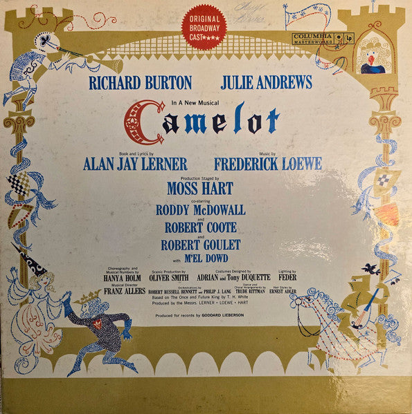 Camelot -Richard Burton (2), Julie Andrews - Alan Jay Lerner, Frederick Loewe – Vinyl