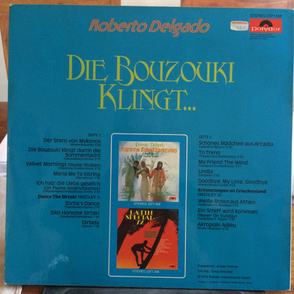 Roberto Delgado – Die Bouzouki Klingt ... - Vinyl