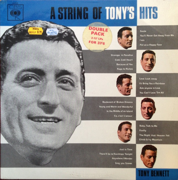 Tony Bennett – A String Of Tony's Hits– Vinyl