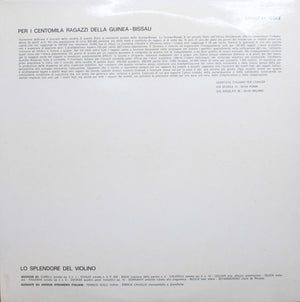 Antonio Vivaldi  – Lo Splendore Del Violino - Vinyl