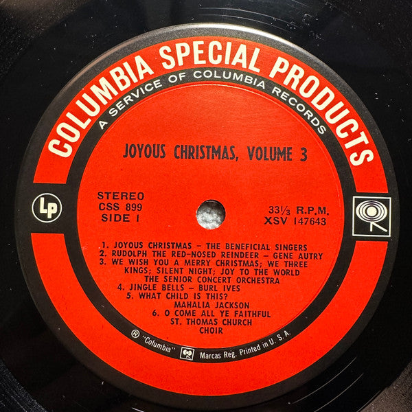 Joyous Christmas Volume 3 - Vinyl