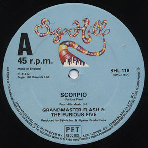 Grandmaster Flash & The Furious Five – Scorpio - Vinyl