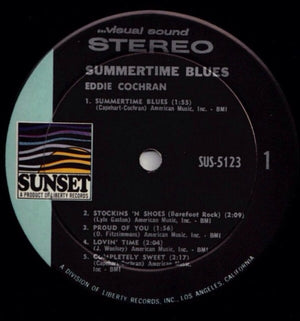 Eddie Cochran – Summertime Blues - Vinyl