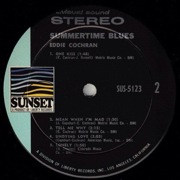 Eddie Cochran – Summertime Blues - Vinyl