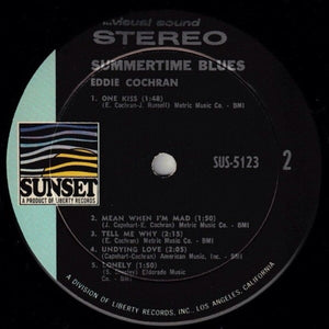 Eddie Cochran – Summertime Blues - Vinyl