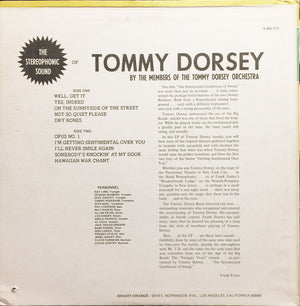 Members Of The Tommy Dorsey Orchestra* – The Stereophonic Sound Of Tommy Dorsey – Vinyl