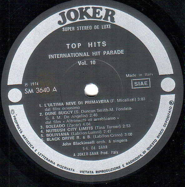 Top Hits - Volume 10 - Vinyl