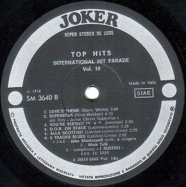 Top Hits - Volume 10 - Vinyl