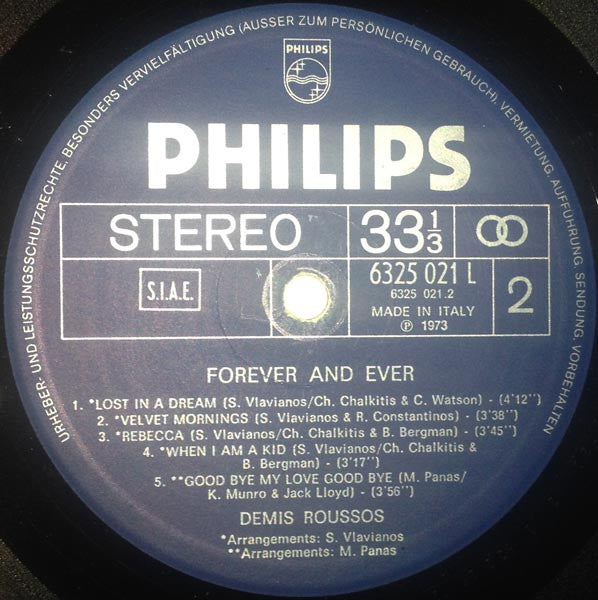 Démis Roussos* – Forever And Ever - Vinyl