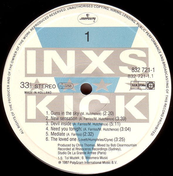 INXS – Kick - Vinyl