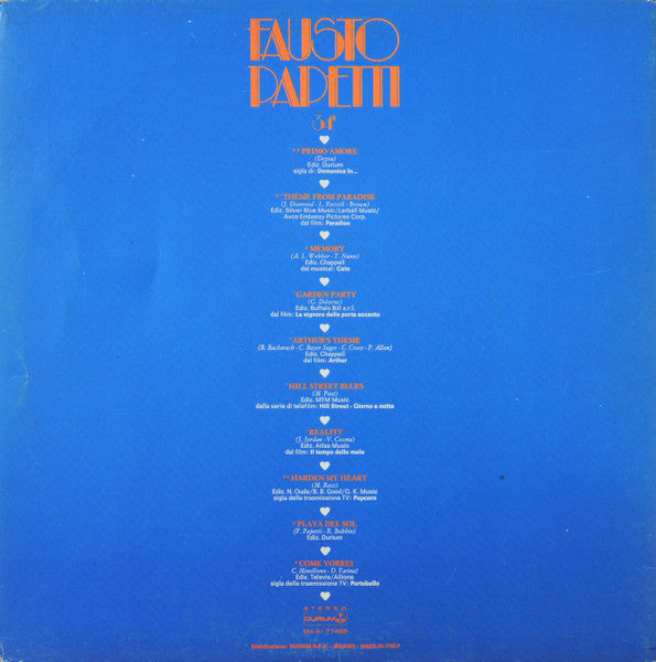 Fausto Papetti – 34a – Vinyl